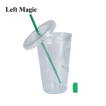 Kahve Gitmek Sihirli Hileler Kaybolur süt kupası Yakın Çekim Sahne Sihirli Sahne Görünen Ufuk Sihirli Mentalism Illusion Hile