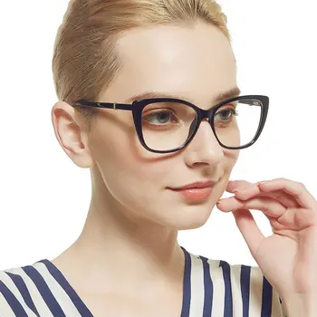 Kare Kedi Gözü Anti-mavi ışık Gözlük Çerçeveleri Erkekler Kadınlar Optik Moda Bilgisayar Gözlükleri 50309