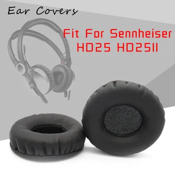 Kulak Pedleri Sennheiser HD25 HD25II Kulaklık Kulak Yastıkları Yedek Kulaklık kulaklık yastığı PU Deri Sünger Köpük