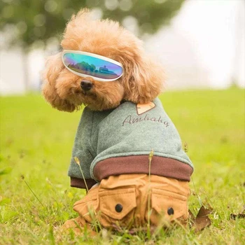 Köpekler Gözlük Sunproof Köpek Gözlük Pet Güneş Gözlüğü Anti-Uv Küçük Köpekler Kediler Chihuahua Schnauzer Bichon Malzemeleri