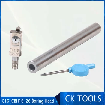 Küçük delik delme aracı küçük iç delik C16-CBH16. 2-19. 8 16mm CNC entegre ince sıkıcı bar RBN16 cnc delme sistemi