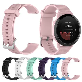 L / S Silikon saat kayışı SUUNTO 3 SUUNTO3 Spor Bilek bandı Bilezik Smartwatch Spor Yedek Watchband Aksesuarları