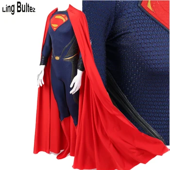 Ling Bultez Yeni Teknoloji Yüksek Kaliteli Çelik Adam Kostüm İle Amblemi Süper Cosplay Kostüm