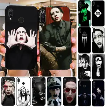 Marilyn Manson telefon kılıfı Redmi İçin not 8Pro 8T 6Pro 6A 9 Redmi 8 7 7A not 5 5A not 7 vaka