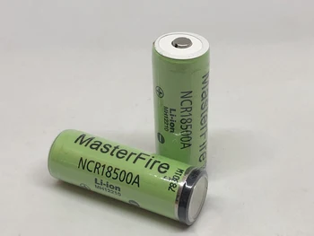 MasterFire 2 adet/grup Orijinal Korumalı 3.7 V NCR18500A 2040mah 18500 Şarj Edilebilir Lityum pil hücresi İçin PCB ile Panasonic