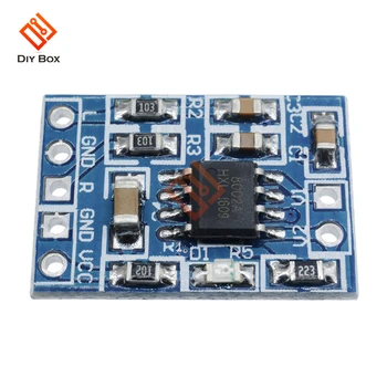 Mini HXJ8002 Mono Amplifikatör devre kartı modülü BTL Ses Güç Ses Ses AMP Kurulu 2.0-5.5 V amplifikatör hoparlörler ses kontrolü