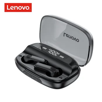 Mini Spor Kulaklık Lenovo QT81 5.0 Yükseltilmiş Bluetooth Kulaklık Kablosuz Earpods Mikrofon İle Bluetooth Kulaklık Kablosuz