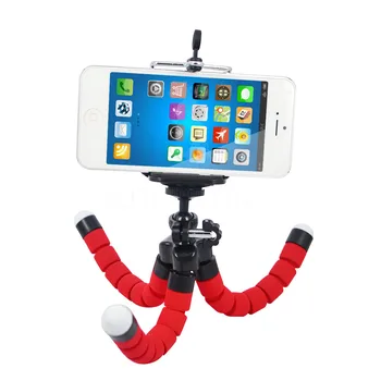 Mini Taşınabilir Araç Esnek Tripod Telefon Eylem Kamera ve Video Kamera İçin Tutucu İle Montaj Standı
