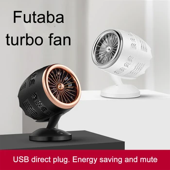 Moda Taşınabilir Sessiz Fan Usb Masaüstü Plug-in Mini Fan Masaüstü Çift hızlı Ayarlanabilir Süper Rüzgar Fanı