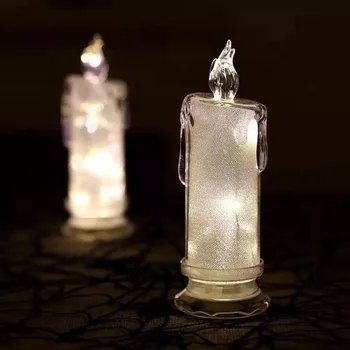 Mum ışığı lambası LED Tealight romantik yaratıcı alevsiz pil titrek ışık noel olay parti ev dekorasyonu en iyi hediye
