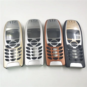 Nokia 6310i için Kapak Kılıf Konut 6310 Pil Kapı Orta Çerçeve Ön Çerçeve Yerine (Klavye Tuş Takımı)