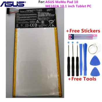 Orijinal ASUS C11P1314 Tablet PC Pil İçin ASUS MeMo Pad 10 için ME102A 10.1 inç Tablet PC + Ücretsiz Araçlar + Çıkartmalar