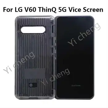 Orijinal LG için uygundur onun V60 LCD dokunmatik ekranlı sayısallaştırıcı grup LG yardımcısı ekran onun V60 ThinQ 5g ekran LCD