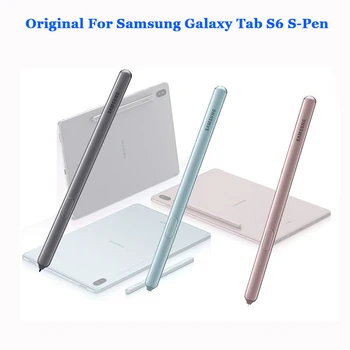 Orijinal SAMSUNG Galaxy Tab S6 SM-T860 SM - T865 Cep Telefonu S kalem Replaceme Stylus Mavi Gri Pembe Akıllı Dokunmatik S Kalem ve Logo