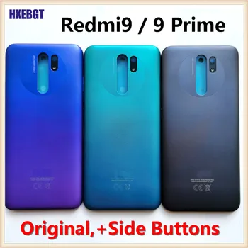 Orijinal Xiaomi Redmi İçin 9 Arka Pil Kapağı Arka Konut Case Redmi İçin 9 Başbakan Pil Kapağı İle Güç Ses Yan Düğmeler