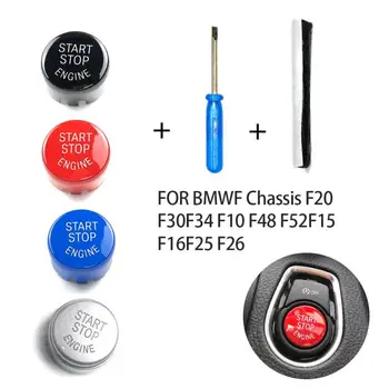 Otomatik Start Stop Motor Başlatmak için Bir Anahtar Motor Çalıştırma düğme kapağı BMW F Şasi F20 F30 F34 F10 F48 F52 F15 F16 F25 F26