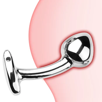 Paslanmaz Çelik Anal Plug Metal G Noktası prostat masajı Anal Popo Fiş Yapay Penis Seks Ürünleri Dilatör Mastürbasyon Yetişkin Seks Oyuncakları