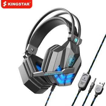 Profesyonel oyun kulaklıkları Oyun Kulaklık Stereo Gürültü İptal Bilgisayar Kablolu mikrofonlu kulaklık PC için PS4 PS5 Xbox