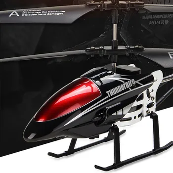 RC Helikopter 3.5 CH Radyo Kontrol Helikopter ile led ışık Quadcopter Çocuk noel hediyesi Kırılmaz Uçan Oyuncaklar