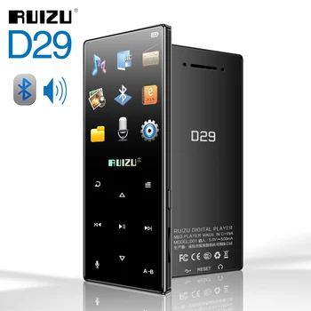RUIZU D29 Bluetooth uyumlu MP3 Çalar Taşınabilir Ses 8GB Müzik Çalar Dahili Hoparlör Desteği FM, Kayıt, Pedometre