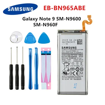 SAMSUNG Orijinal EB-BN965ABU EB-BN965ABE 4000mAh Pil Samsung Galaxy Note9 Not 9 SM-N9600 N960F N960U N960N N960W + Araçları