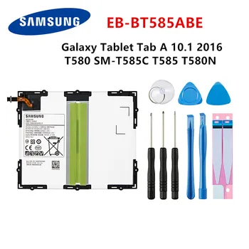 SAMSUNG Orijinal Tablet EB-BT585ABE 7300mAh Pil Samsung Galaxy Tablet Tab İçin Bir 10.1 2016 T580 SM-T585C T585 T580N + araçları