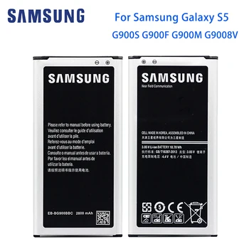 SAMSUNG S5 Telefonu Pil EB-BG900BBC 2800mAh Samsung Galaxy S5 G900S G900F G9008V 9006v 9008W 9006W Telefon Piller NFC İle