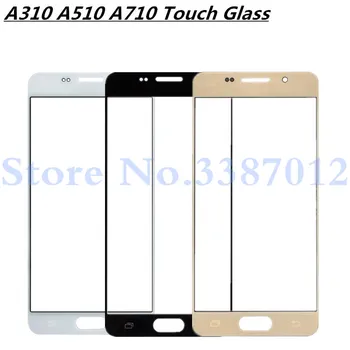 Samsung Galaxy A3 A5 A7 2016 A310 A510 A710 Dış Cam Yerine LCD Ön Dokunmatik Ekran Panelleri Sayısallaştırıcı Sensörü Parçaları