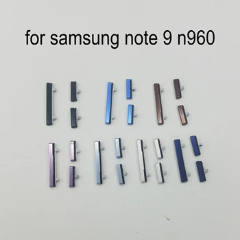 Samsung Galaxy Not 9 için N960 N960F N960FD N960U N960W N960N telefon kılıfı Çerçeve Yeni Ses Güç Düğmesi Açık Kapalı Bixby Yan Anahtar