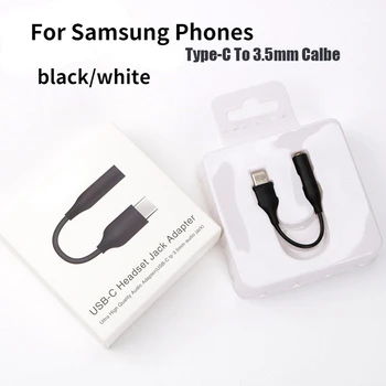 Samsung USB Tip C Kulaklık jak adaptörü 3.5 MM Kulaklık Ses Kablosu İçin Galaxy S20 + S20 Ultra A60 A80 A90 Note10 Pro / 10 + Orijinal