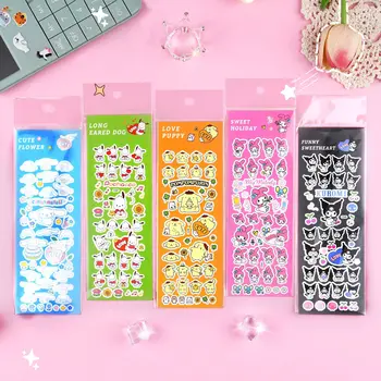 Sanrio Benim Melodi Çıkartmaları Sticker Dizüstü Kaykay Çocuk Kız Oyuncak Hello Kitty Cinnamoroll Karikatür Karalama Defteri Kart Dekorasyon