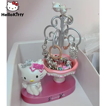 Sanrio Hello Kitty Sevimli Anime Figürü Pvc Oyuncak Modeli Y2k Karikatür Bebekler Oyuncaklar Masaüstü Dekoratif Süsler noel hediyesi Çocuklar İçin