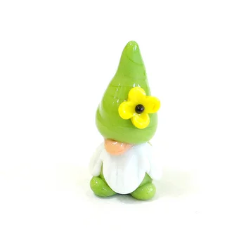 Sevimli Cam Gnome Cüce Mini Heykelcik Peri Bahçe Dekor Küçük Yüzü Olmayan Elf Heykeli Paskalya Ev Bebek Evi Yaratıcı Zanaat Süsler