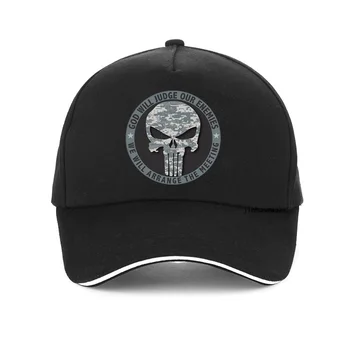 Tanrı düşmanlarımızı YARGILAYACAK TOPLANTIYI AYARLAYACAĞIZ beyzbol şapkası Yüksek Kaliteli Punisher şapka Unisex Snapback şapka