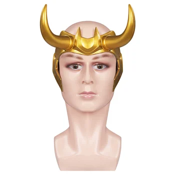 Thor Ragnarok Loki Maske Cosplay Lateks Maskeleri Kask Masquerade Cadılar Bayramı Partisi Kostüm Sahne