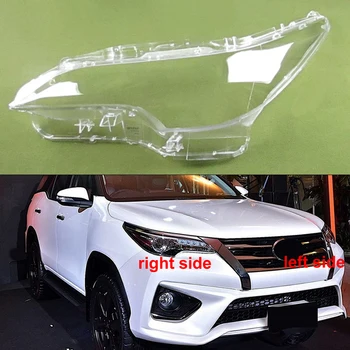 Toyota Fortuner 2016-2020 için LED Far Kapağı Şeffaf Abajur Durumda Far Kabuk Pleksiglas Yerine Orijinal Lens