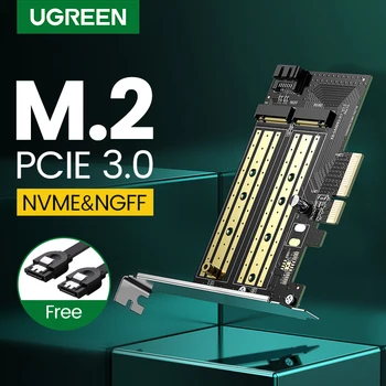 UGREEN PCIE M2 Adaptörü NVMe M. 2 PCI Express Adaptörü 32Gbps PCI-E Kart x4 / 8 / 16 M & B Anahtar SSD Bilgisayar Genişleme Kartlara Ekle