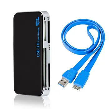 USB 3.0 All-in - 1 Kompakt Flaş Çoklu kart okuyucu Adaptörü 5Gbps yüksek hızlı USB kart okuyucu TF SD XD CF Güvenli dijital Kartlar