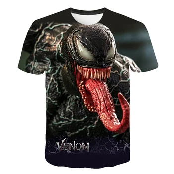 Venom erkek t-shirtü Erkek Bebek Giysileri Kısa kollu Tee Çocuk Üst T shirt Yaz Yürümeye Başlayan Çocuk Çocuk Giysileri Yeni Varış
