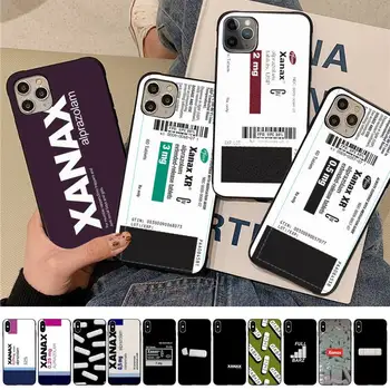 XANAX Telefon Kılıfı için iPhone 11 12 13 mini pro XS MAX 8 7 6 6S Artı X 5S SE 2020 XR durumda