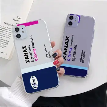 XANAXS Desen Telefon Kılıfı için iphone 13 12 11Pro Mini XS Max 8 7 Artı X SE 2020 XR Şeffaf Silikon Yumuşak kapak