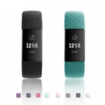 XShum Fitbit Şarj 3 4 Bant TPE Kayışı FitBit Şarj İçin 3 4 TPE Bilezik Fit bit şarj 3 bant Değiştirme Aksesuarları