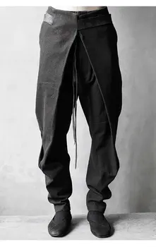 YUTU ve MM self-made Pamuk Tay Balıkçı pantolon gevşek erkekler ve kadınlar-Khadi pantolon-Boho Hippi Tarzı Balıkçı erkek pantolonları