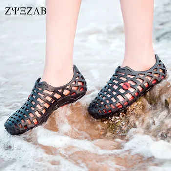 Yaz Erkek Kadın Aqua Ayakkabı Nefes Dalış Sandalet Yukarı su ayakkabısı Kadın Çabuk kuruyan Terlik plaj ayakkabısı Kadın 2021