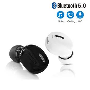 Yeni Min Kulak Kablosuz 5.0 Bluetooth Kulaklık Kulaklık Kulaklık Gürültü İptal Kulakiçi HiFi Kablosuz Aksesuarları Kulakiçi