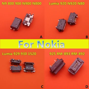 Yeni mikro usb Jakı NOKİA N9 lumia 800 900 N900 N800 / 920 N920 N80 / 929 930 1520/925 şarj bağlayıcı dock bağlantı noktası fişi