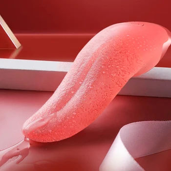 Yumuşak Dil Yalama Vibratör Kadınlar için G Noktası Klitoral Stimülatörü Mini Klitoris Seks Oyuncakları Şarj Edilebilir Meme Kadın Masturbator