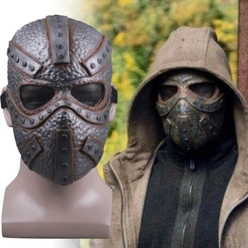 Yürüyen Ölü 11 İlyas Fısıldayan Maske Cosplay Maskeleri Lateks Masquerade Cadılar Bayramı Partisi Prop