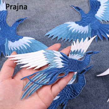 Çin Tarzı Phoenix Kuş Nakış Yama Demir on Yamalar Giyim için Çıkartmalar Yama Dikmek Aplike DIY Rozeti Ceket Elbiseler