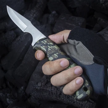 Ücretsiz kargo Yeni sabit bıçak keskin kenarları kamp avcılık taktiksel hayatta kalma bıçak ABS kolu ile dış ortam aracı